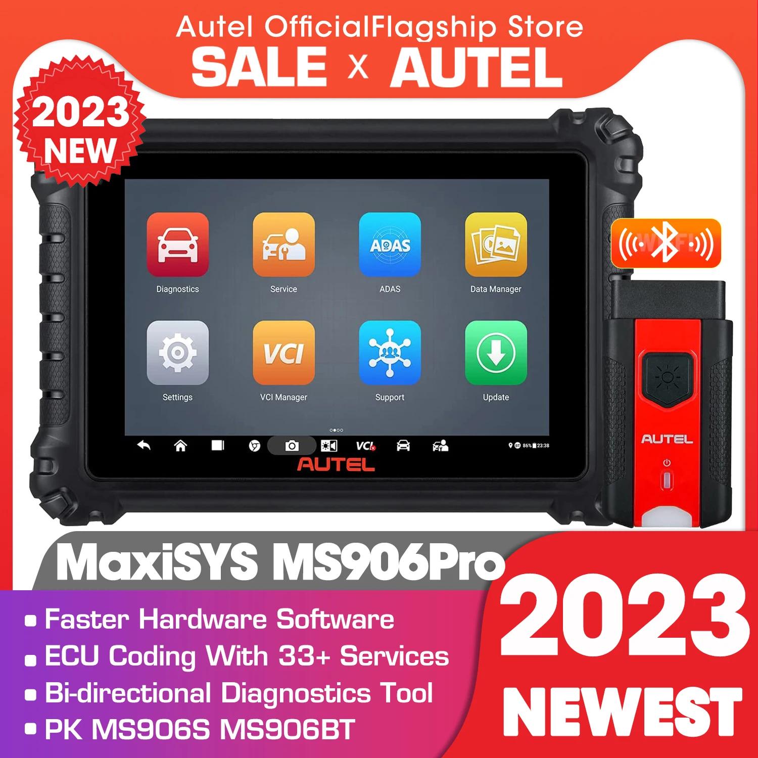 Autel MaxiSYS MS906 Pro ڵ ĵ , OBD2   ĳ, ECU ڵ,  ý , PK MS906BT
